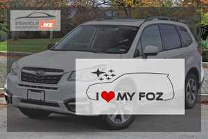 Products: Subaru I Love My FOZ Decal Subaru Vehicle Decals