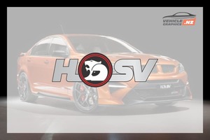Holden Commodore HSV Decal Holden Vehicle Decal Vehicle Graphics