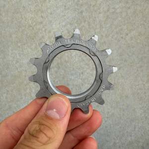 The Back Room: 14T Miche Pista Pinion Grey 1/8" Sprocket - Backroom