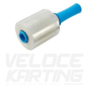 Tyre Wrap 100mm x 250m Clear Handheld - Veloce Karting PDB Racing Team New Zealand