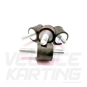 Silent Block mounting coil M6 long Vortex - Veloce Karting PDB Racing Team New Zealand