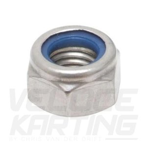 Products: M6 Nyloc Nut (Silver) - Veloce Karting PDB Racing Team New Zealand