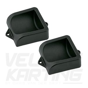 Plastic Heel Rest Cup (Pair) - Veloce Karting PDB Racing Team New Zealand