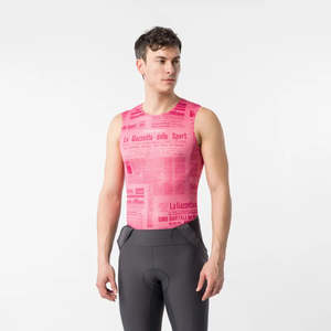 Castelli Gazzetta Dello Sport Rosa Giro Baselayer Men's