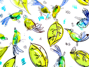 Products: Chirps and chips – Design – Vera Fine Art