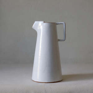 Ceramics Pottery: Tirta Jug | White