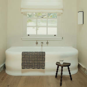 Baina: Saroma Bath Mat | Sand & Noir