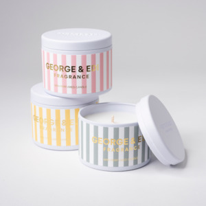 Home Scent Candles: Candle in a tin | Grapefruit and Mint