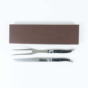 Laguiole: Carving Set | Black