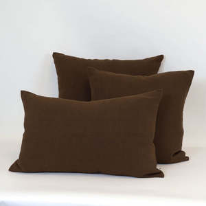 Linen Cushion  |  Cocoa