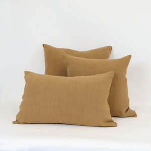 Linen Cushion  |  Tumeric