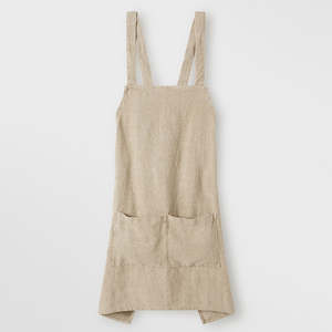 Jude Linen Apron | Natural