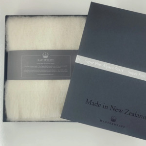 Masterweave: Alpaca Scarf  |  Cream