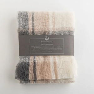 Masterweave: Merino Scarf  |  Plaid