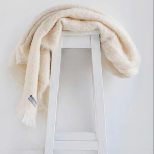 Alpaca Throw  |  Cream