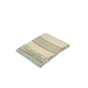 Towels Cloths: Belgian Fouta Guest Towel | Multi Stripe