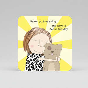 Coaster | Hug a Dog