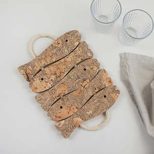 Kitchen Table: Liga Natural Cork Trivet | 5 Fish