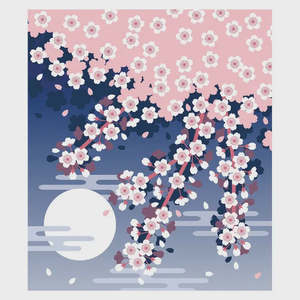 Nawrap Dish Cloth | Moon & Cherry