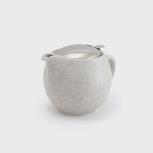 Zero Japan Teapot 450ml | Crackle White