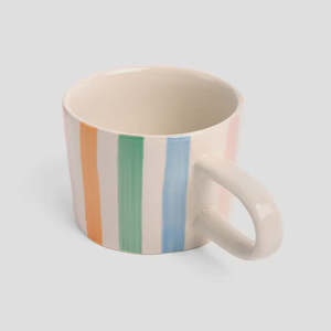 Caroline Gardner Mug | Multi Stripes