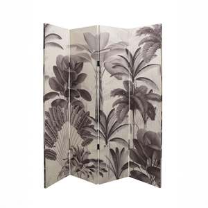 Furniture: Screen/Wall Art Panel | Grey Palm