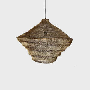 Mesh Pendant 61cm Brass