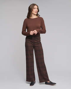Pants Shorts: Vassalli 235 Loft Ponti Pull on Pant | Cherry