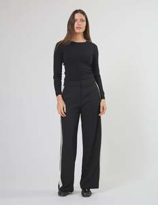 Pants Shorts: Stella + Gemma Tux Pant | Black