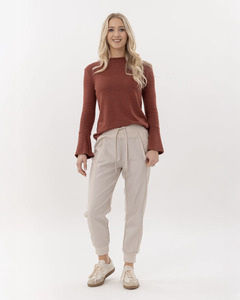 Mi Moso Willow Pant | Oat/PU