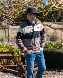 Brandon Rugby Jersey | Black/Oat