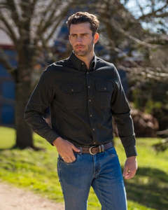 Shirts Tops: Keith Thermal Long Sleeve Shirt | Green