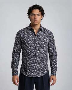 BLKWD Farnell Long Sleeve Shirt | Navy
