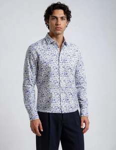 BLKWD Barden Long Sleeve Shirt | White