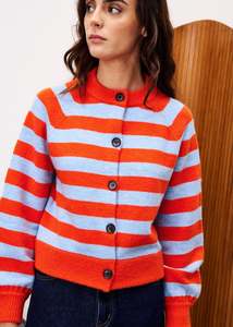 FRNCH Morand Cardigan  | Orange