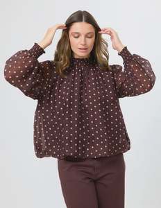 Stella + Gemma Sue Blouse | Choc Spot