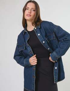 Stella + Gemma Marlow Shirt | Dark Wash