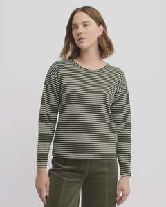 Yarra Trail Division Tee | Loden/Ecru