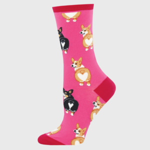 Socks: Socksmith | Corgi Butt - Pink
