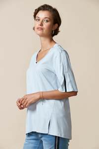 Lania Chelsea Top | Ice Blue