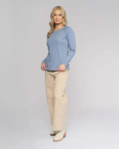 Vassalli 4506 Key Top | Denim Blue