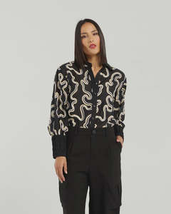 Et Alia Cecilia Shirt | Midnight Waves