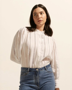 Zoe Kratzmann Swoon Top | Porcelain