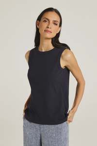 Yarra Trail Bay Tank | Navy