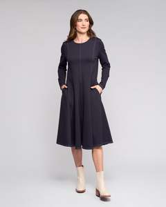 Womens Dresses: Vassalli Miner Dress | Ink