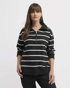Sweatshirts: Yarra Trail Eternal Sweat | Black/Ecru