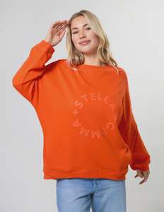 Stella + Gemma Newport Pocket Sweat | Tangerine