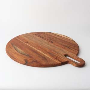 Acacia Platter with Handle 50x57cm