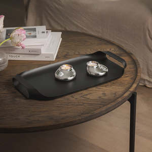 Wedding: Liquid Lounge Serving Tray | Matte Black