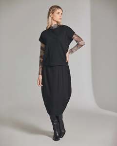 Peruzzi: Peruzzi-Jacquard Plain Top | Black